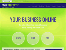 Tablet Screenshot of maxmoment.com.au